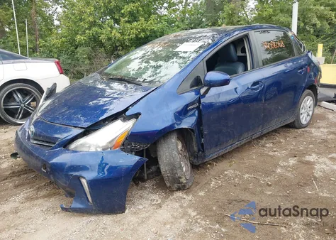 2012 Toyota Prius V Three from USA, damaged, VIN JTDZN3EU1C3176404